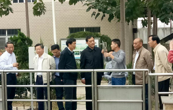 省人大常委会副主任宋卫平一行莅临国祯环？？？？？？５鞑榱斓脊ぷ