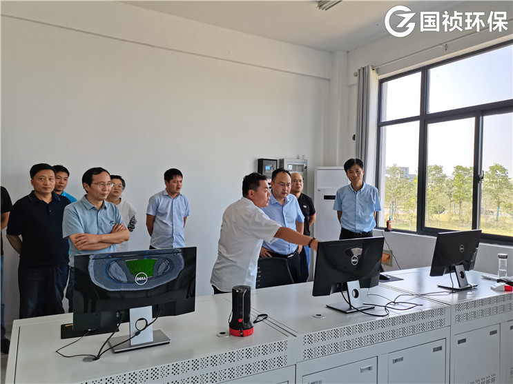 高新区生态环境局方明局长一行莅临国祯环？？？？？？５鞑榱斓