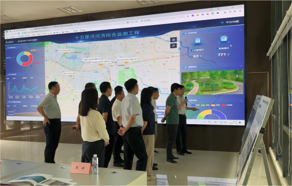 李建中一行调研6731顶级游戏十五里河道域治理项目